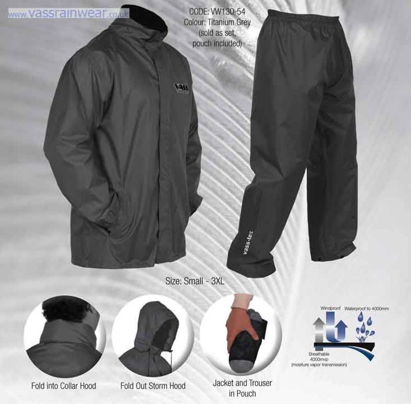 Vass Tex Packaway Jacket Trouser Sets 62.99
