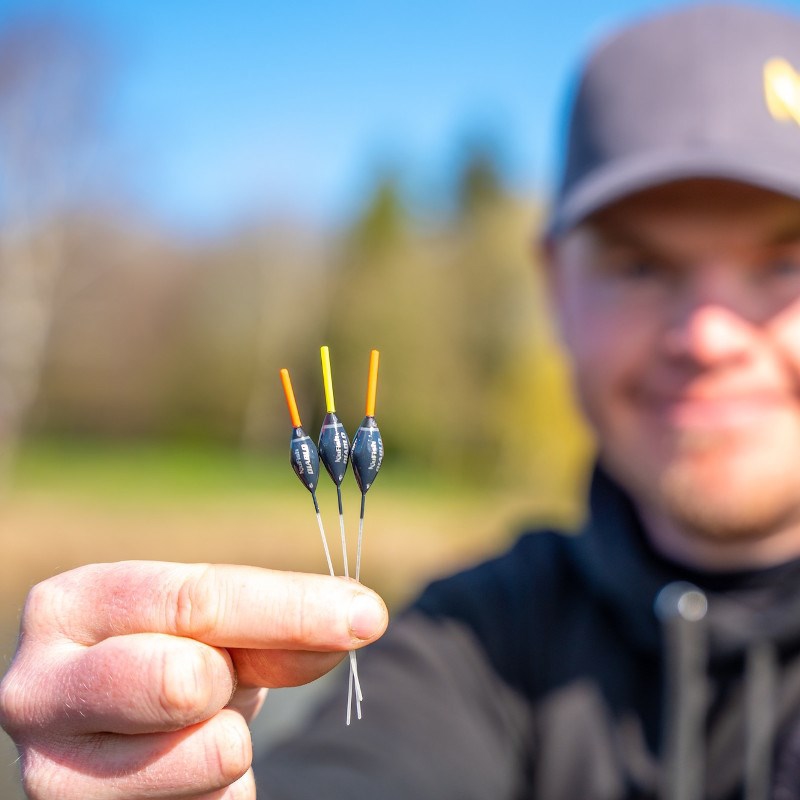 NuFish Big Head Pole Float (C/O) For Commercial Fishing | 4mm Hollow Tip, Sizes 4x10-4x14