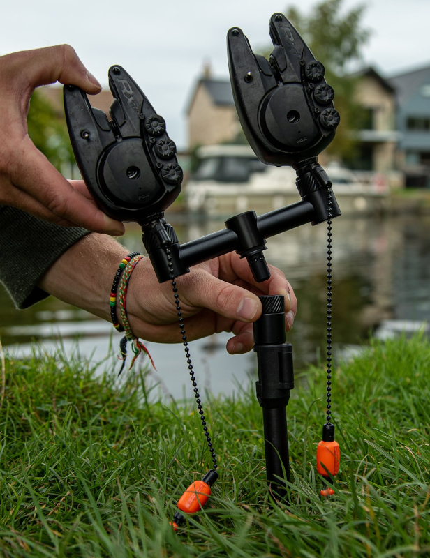 Adattatore Fox Black Label QR - 2 Pezzi, Sistema A Sgancio Rapido Per Attrezzatura Da Pesca