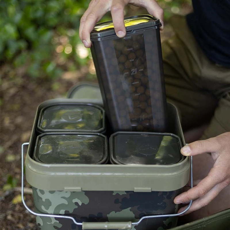Korda Guru Plus 4 Secchio Da Pesca 17L – Sistema Di Stoccaggio Ermetico