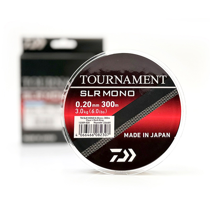 Lenza Da Pesca Daiwa Tournament SF Monofilo - Verde Trasparente 300m, Diametro 0.16mm, Portata 2.3kg