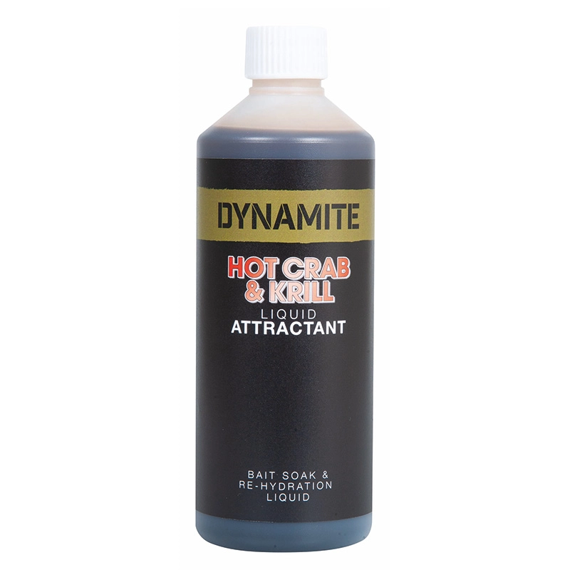 Dynamite Baits Hot Crab & Krill Liquid Attractant 500ml - 8.95