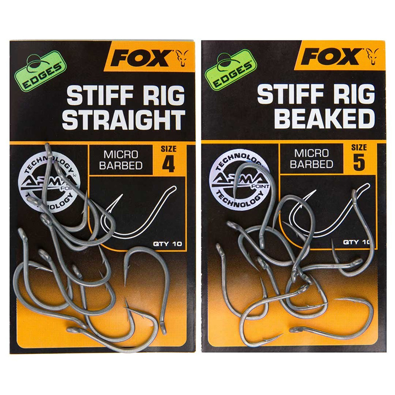 Fox Peche Hameçon Fox Stiff Rig Beaked 4 - Hameçons (8152518 Hamecon Carpe