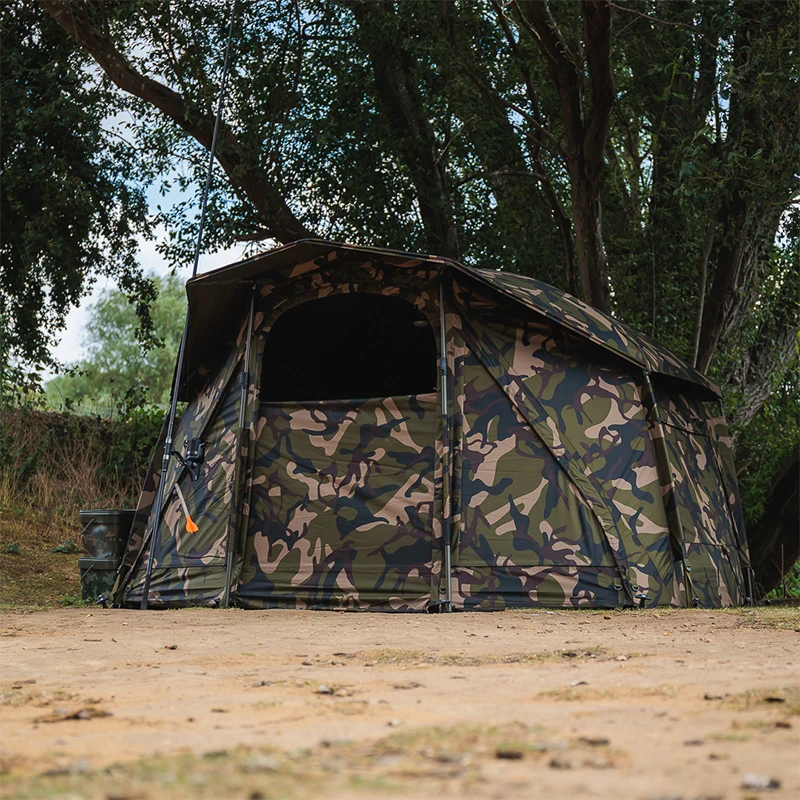 Tente De Pêche Bivvy Fort Knox 2.0 Pro Dome - Camouflage 3-4 Places - Neuf