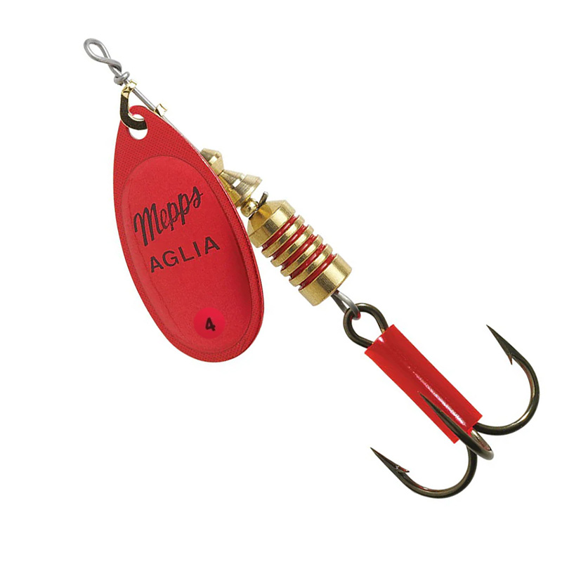 Mepps Aglia Platinum Red No.4/9g - £6.49