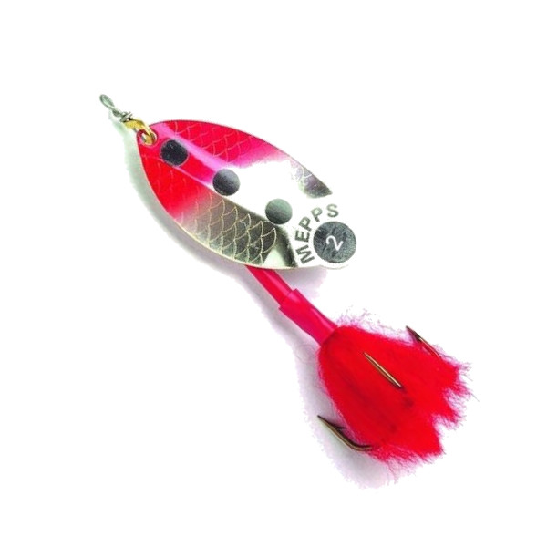 Mepps Lusox Fluoro Red Spinners - £6.49
