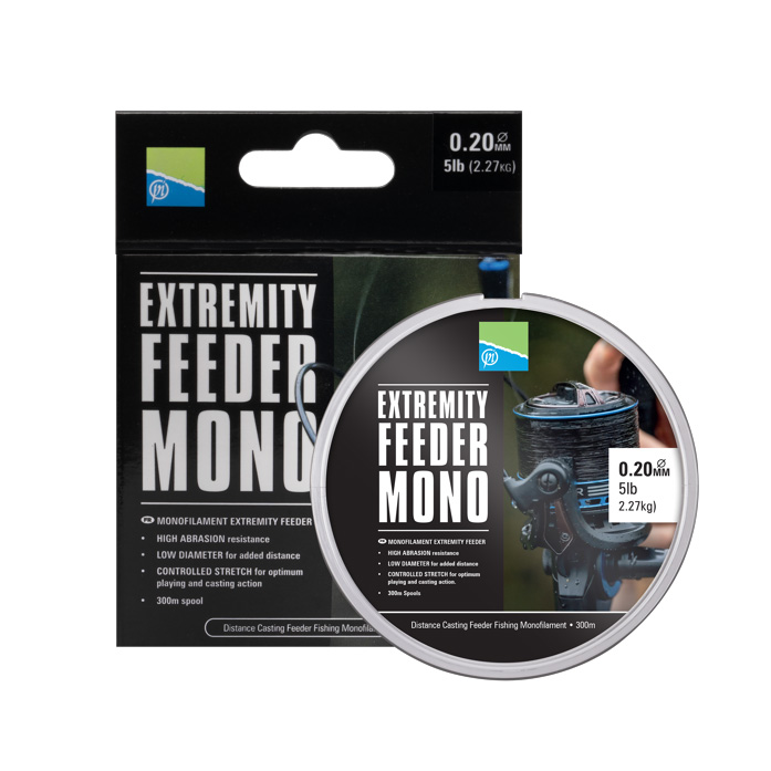 Preston Innovations Angelschnur Feeder Mono - 4,5kg, 0,28mm, 300m - Perfekt Für Distanzangeln