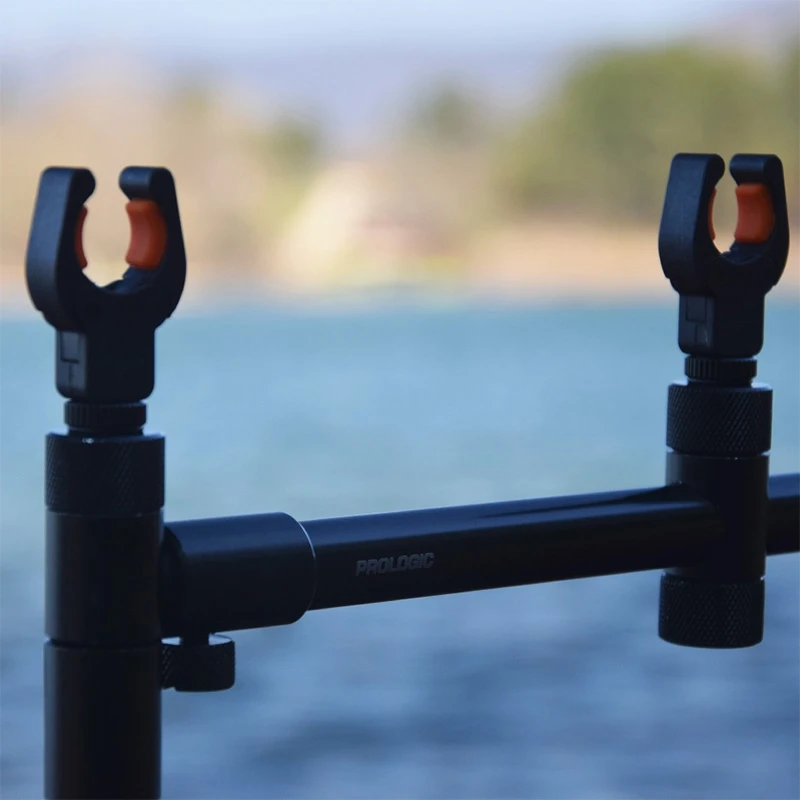 Deluxe Feeder Fishing Rod Rest Head – Single Rod – 12 Position Adjustable – Green - View #2