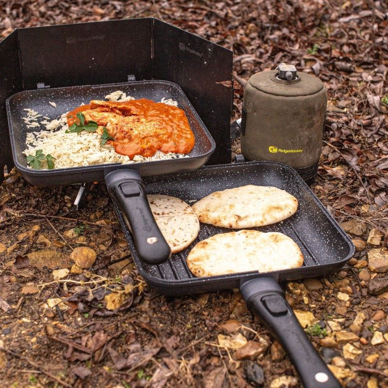 Ridge Monkey Connect Pan Griddle XXL Granite Edition