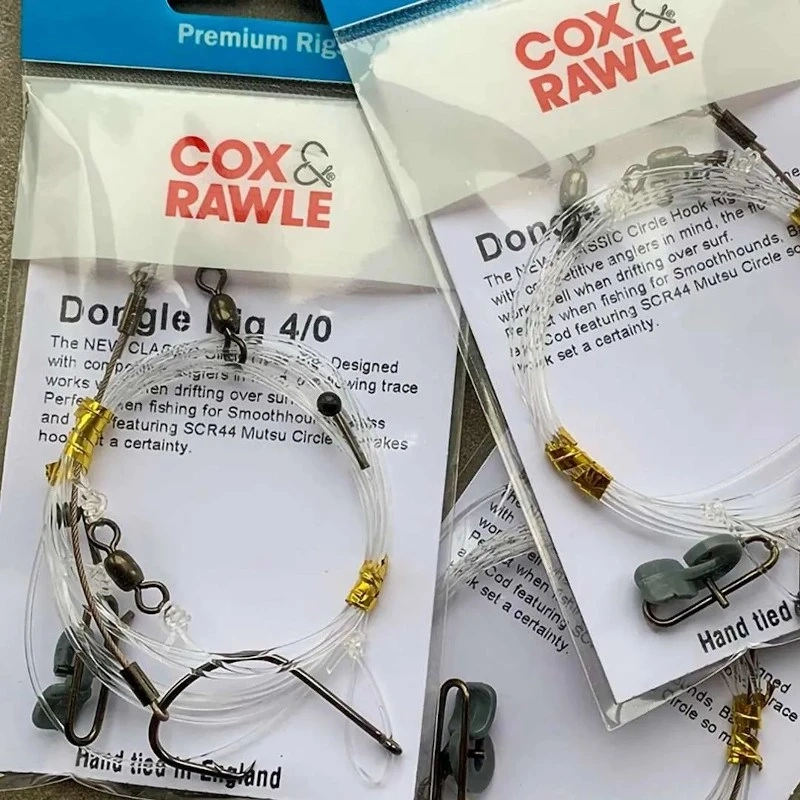 Cox & Rawle Dongle Treccia Rig 4 – Terminale Per Pesca A Treccia Di Alta Qualità Per Predatori