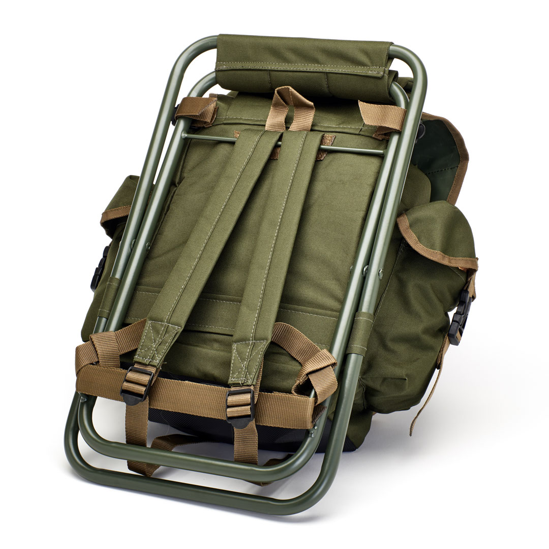 Fishing Tackle Rucksack Stool Portable Stool Folding Camping Chair