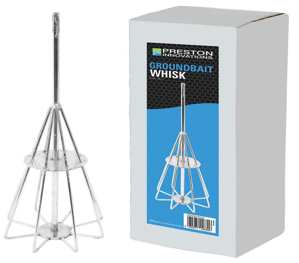 Sensas Groundbait Whisk 8 Poli – Frusta Per Esca Da Fondo In Alluminio E Acciaio