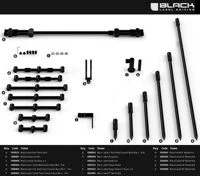 Fox Black Label Buzz Bars 3 Rod Adjustable (PAIR)