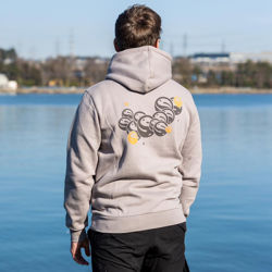 Guru Grey Circles Hoodies