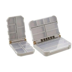 Fox Rage Stack And Store Shield Storage Scatola Porta Esche 16 Scomparti - 36x22x5 Cm, Antiruggine, Resistente Ai Plastificanti, Filtro UV, Grigio Fumo