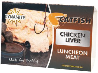 Dynamite Baits Catfish Chicken Liver Luncheon Meat 250g