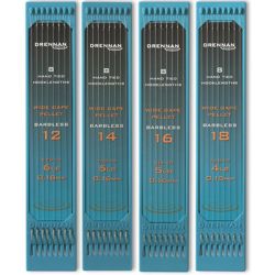 Drennan Barbless Wide Gape Pellet Hooklength Plate 6inch