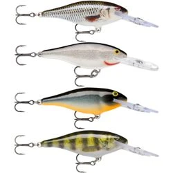 Leurre Rapala Shad Rap Elite Heavy Duty – SREH95/GDBG – Flottant – 95mm – Neuf