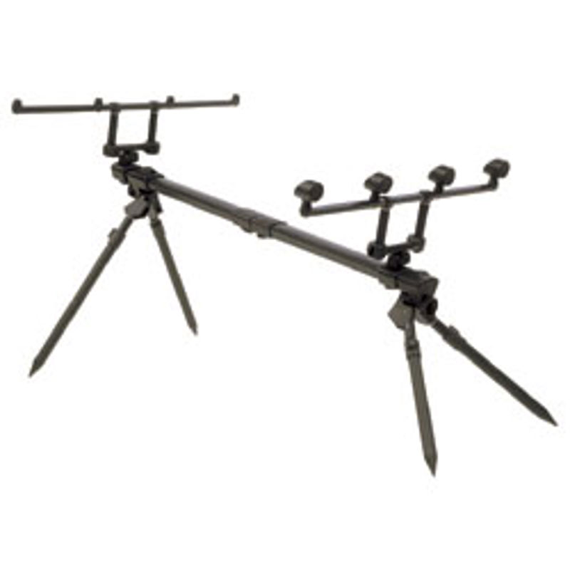 Sky Chaser Rod Pod Ultimate - Poggia Canne Regolabile 90-140cm Per Pesca Alla Carpa, In Alluminio