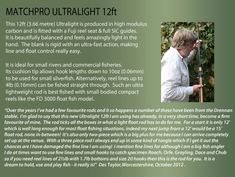 Drennan Matchpro Ultralight 12ft