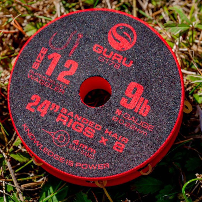 Guru Super Pellet Waggler Rigs With Bait Bands 24inch