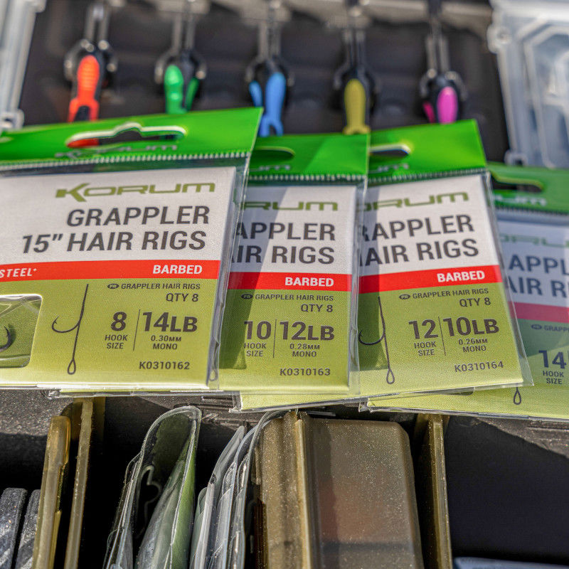 KORUM BIG FISH BRAIDED HAIR RIGS 6″ SIZE 12 BARBED – Carp Hunter - Foto 8