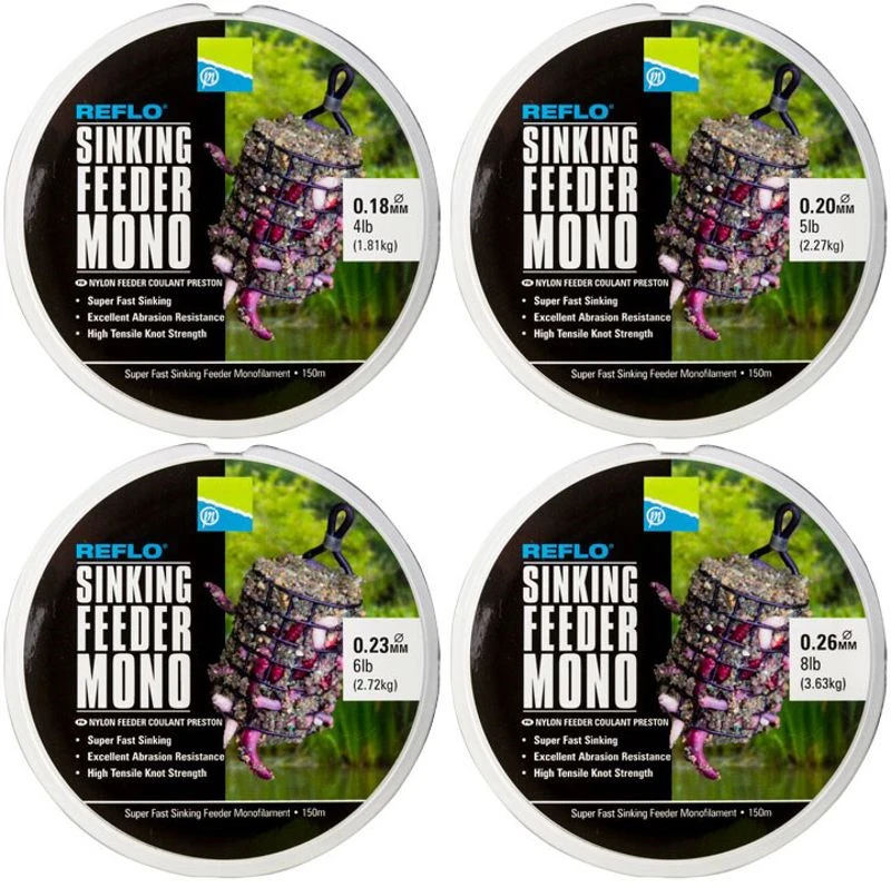 Preston Reflo Sinking Feeder Mono | Preston Fishing