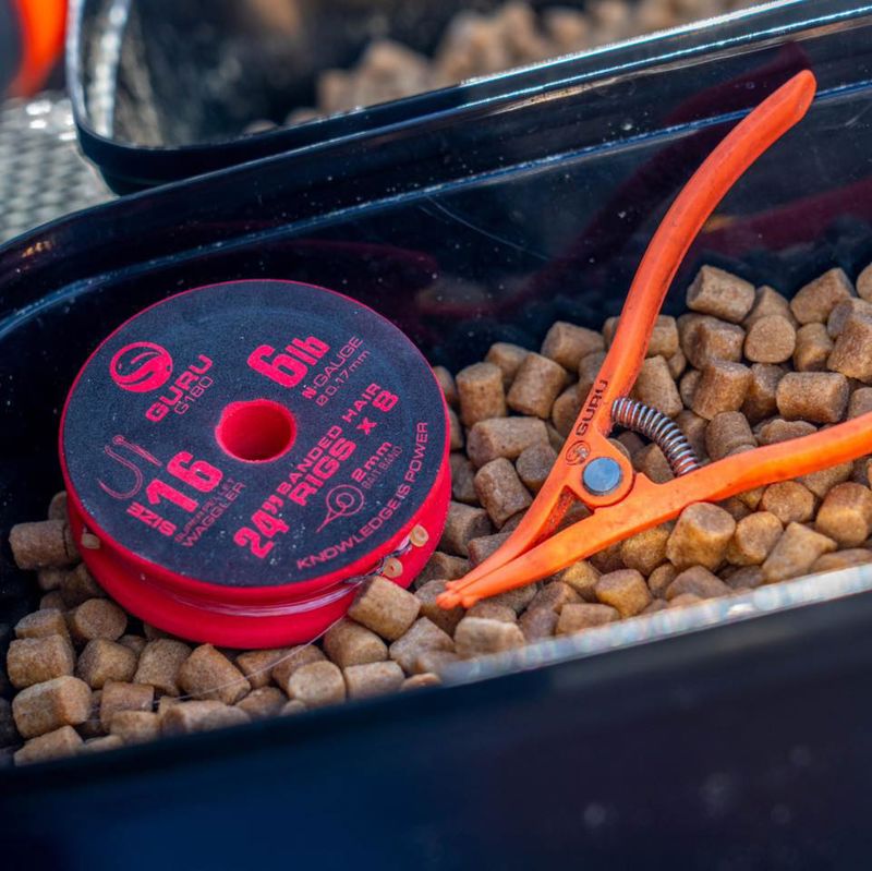 Guru Super Pellet Waggler Rigs With Bait Bands 24inch