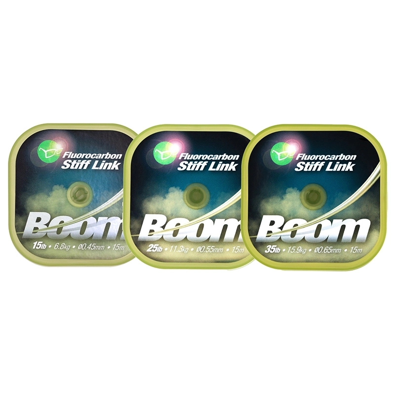 Flèche Korda Boom fluocarbon Stiff Link 0.45mm en 15 M