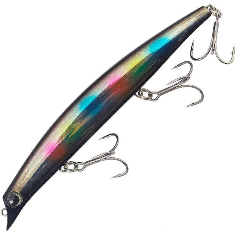 Leurre Ima Sasuke 140 Mm Flottant - Couleur 123 Avec Grelot - Pour Bar De Mer