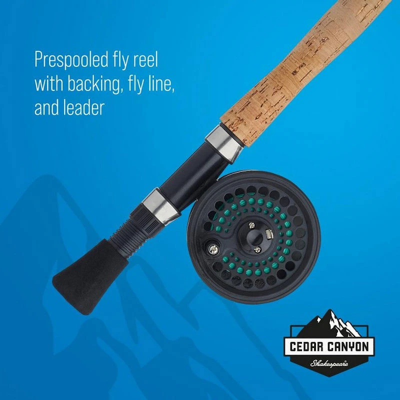 Shakespeare Cedar Canyon Premier Fly Combo 9ft WF-7