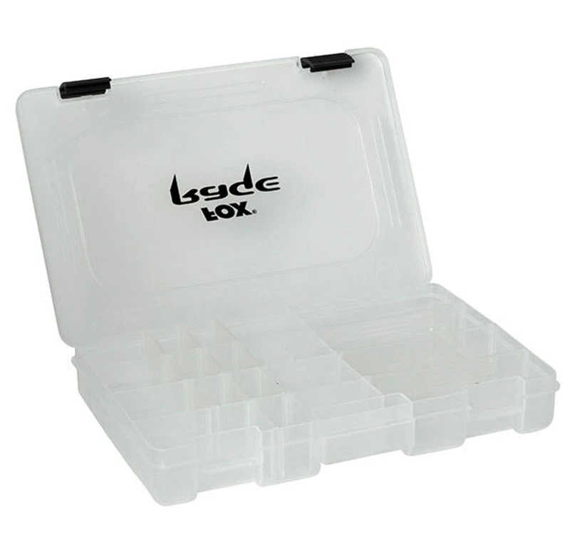 Fox Rage Stack And Store Shield Storage Scatola Porta Esche 16 Scomparti - 36x22x5 Cm, Antiruggine, Resistente Ai Plastificanti, Filtro UV, Grigio Fumo