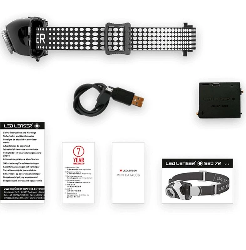 Ledlenser SEO7R Rechargeable HeadLamp