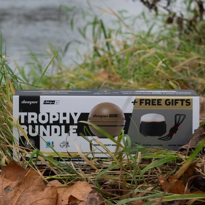Deeper Smart Sonar Chirp+ 2 Trophy Bundle